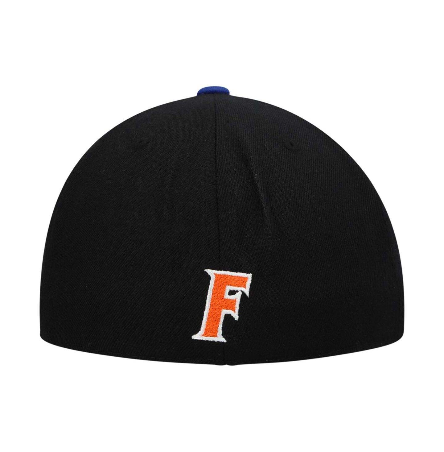 Мужская кепка Top of the World Black and Royal Florida Gators Team Color Two-Tone Fitted Hat — фото 3