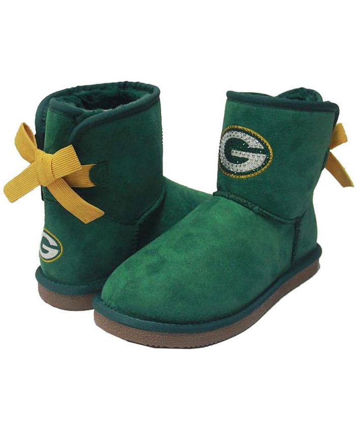 Cuce Women s Green Bay Packers Low Team Ribbon Boots Macy s