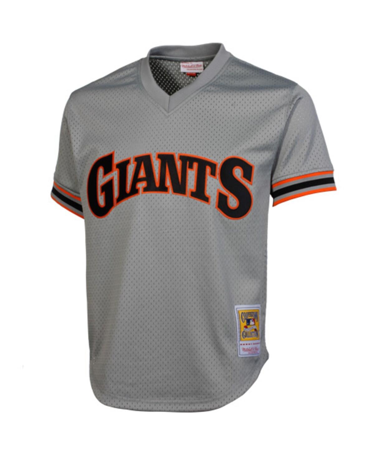 Men's Will Clark San Francisco Giants 1989 Authentic Cooperstown Collection Batting Practice Jersey -- Gray