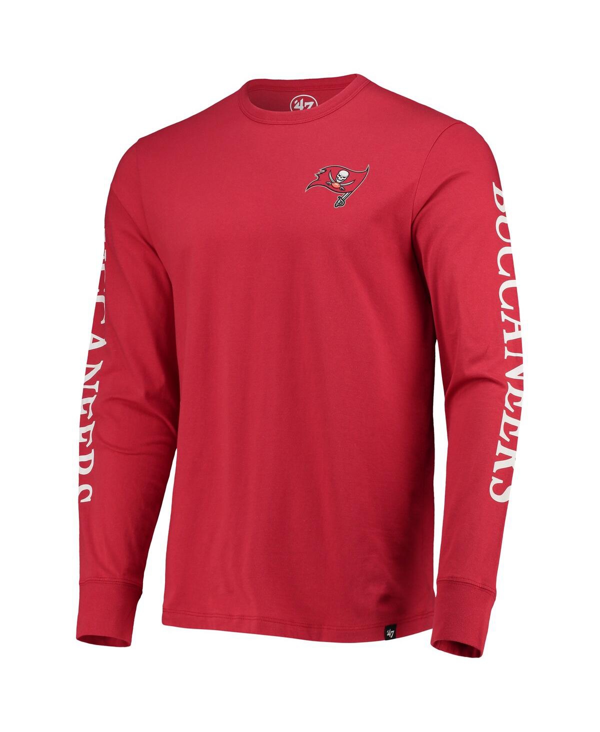 Men'sTampa Bay Buccaneers Franklin Long Sleeve T-shirt - Red
