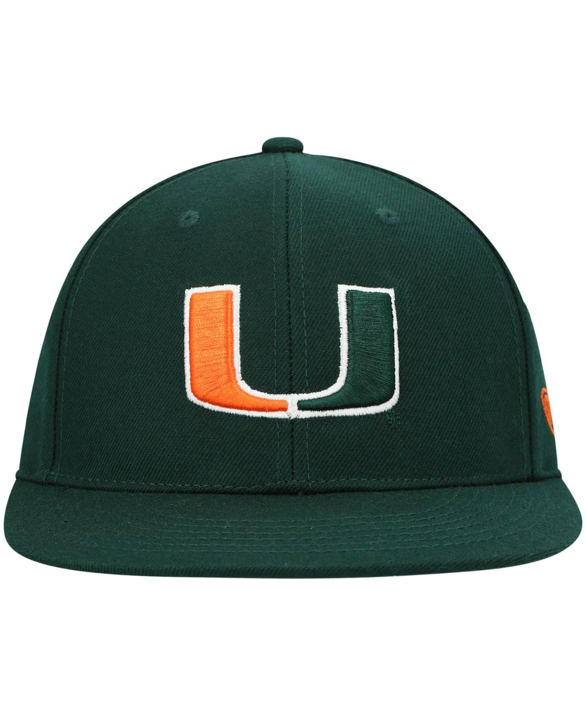 Men'sMiami Hurricanes Team Color Fitted Hat - Green