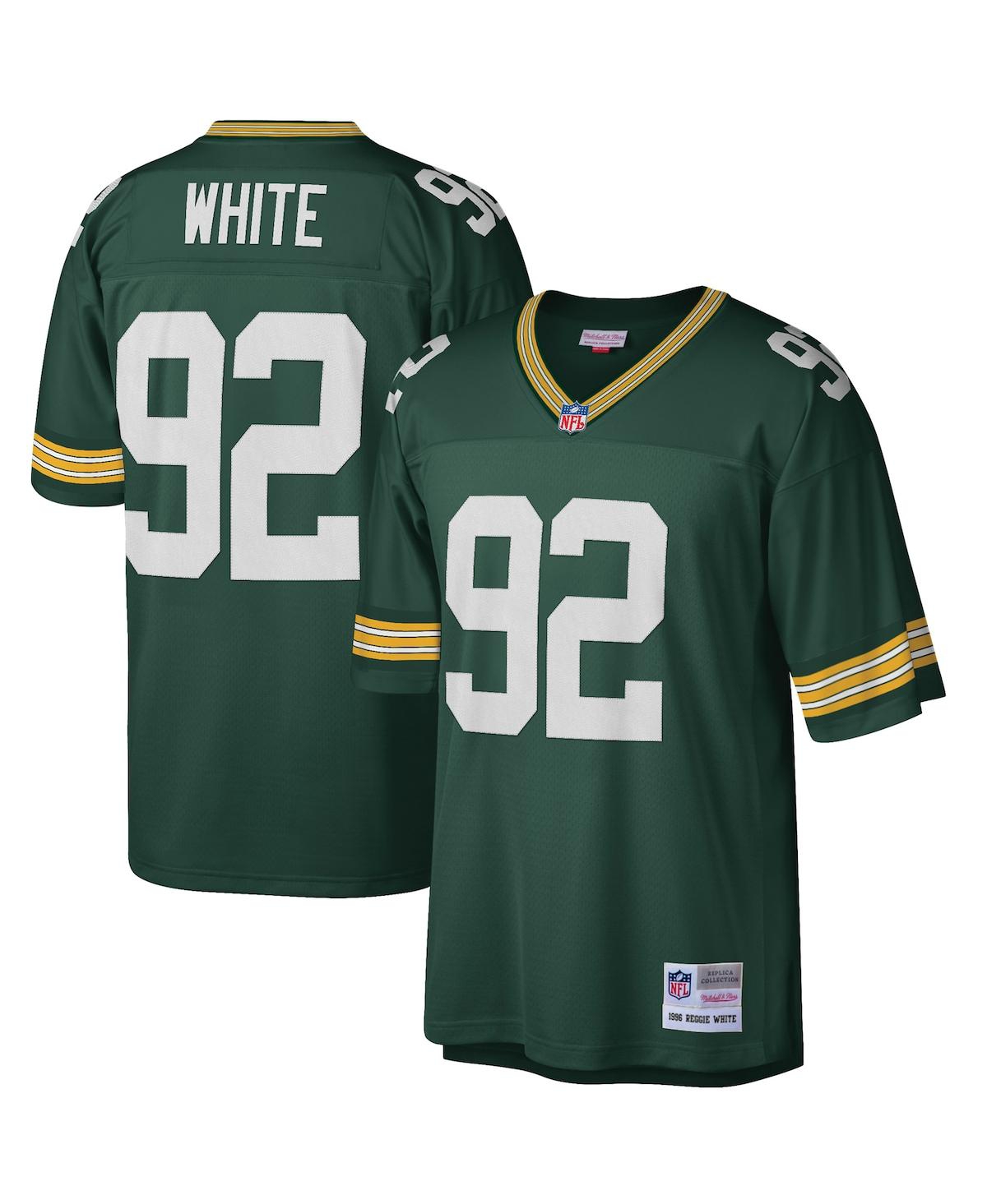 Men's Reggie WhiteGreen Bay Packers Big and Tall 1996 Retired Player Replica Jersey - Green
