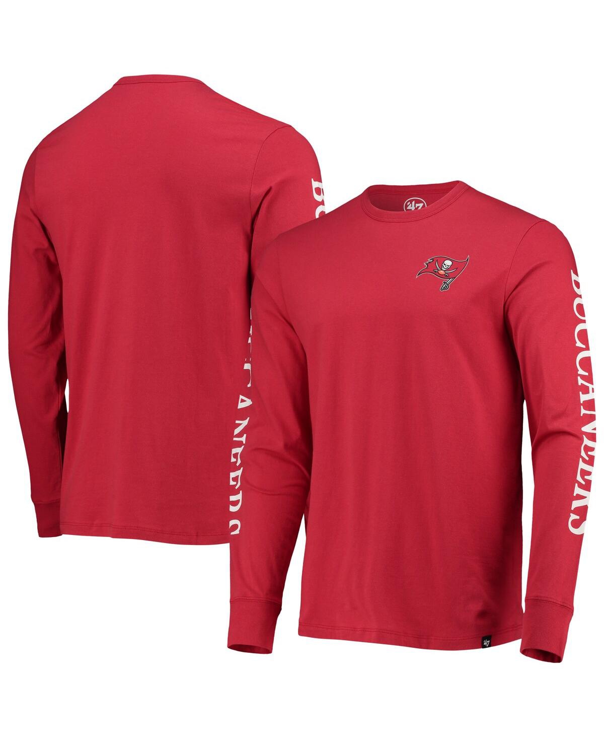 Men'sTampa Bay Buccaneers Franklin Long Sleeve T-shirt - Red