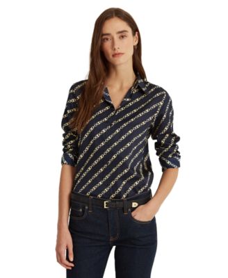 Lauren Ralph Lauren - Printed Cotton Sateen Shirt