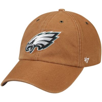 '47 Brand Carhartt x '47 Men's Brown Philadelphia Eagles Clean-Up Adjustable Hat
