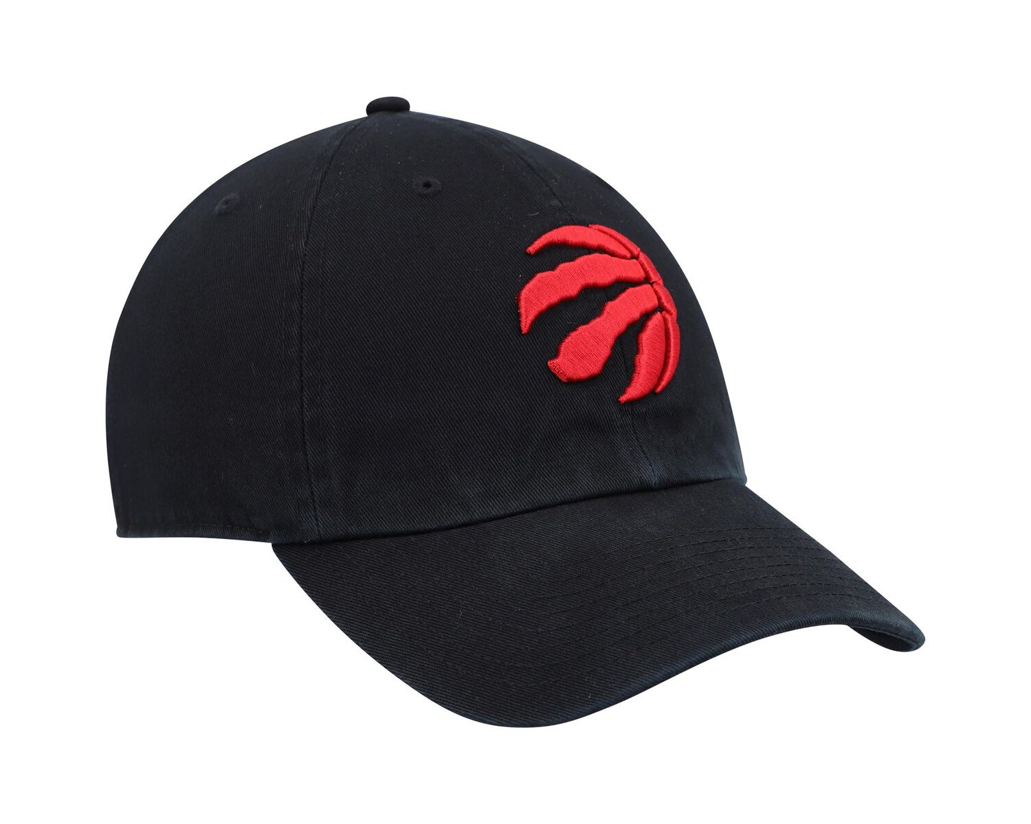 '47 Men's Black Toronto Raptors Alternate Logo Team Clean Up Adjustable Hat