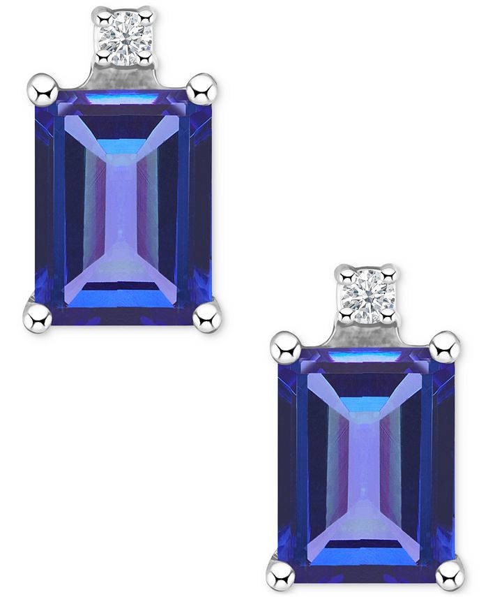 Macys tanzanite earrings sale