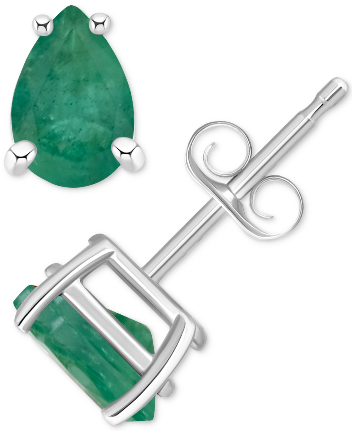 Sapphire Stud Earrings (1 ct. t.w.) in 14k White Gold (Also in Ruby & - Emerald