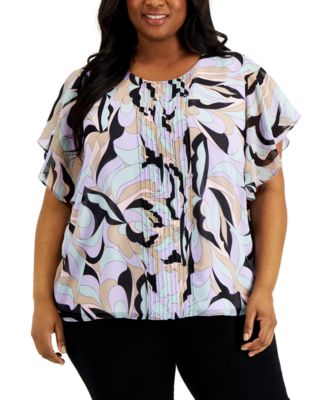 plus size calvin klein top