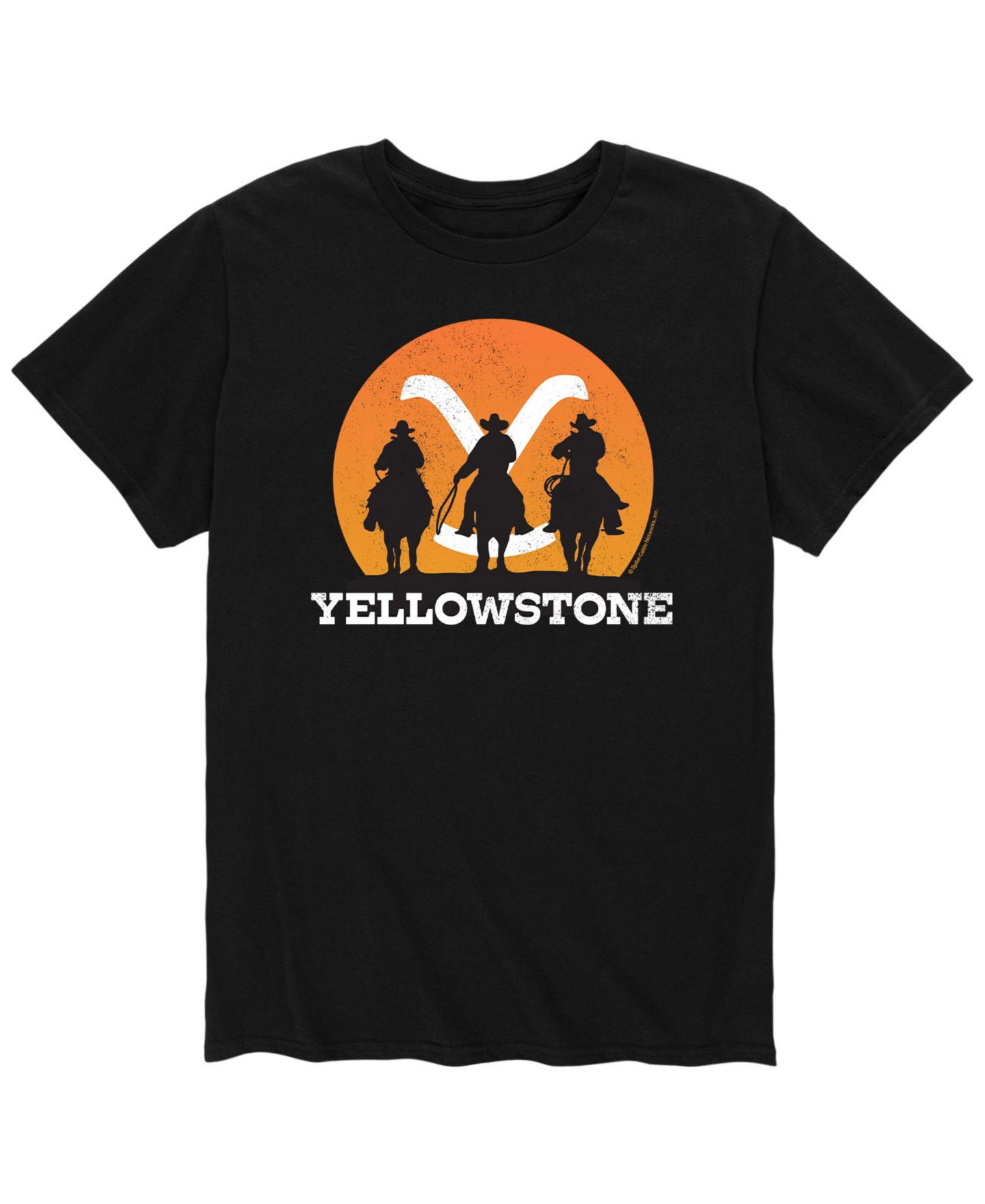 Мужская футболка AIRWAVES Yellowstone Cowboy Sunset — фото 1