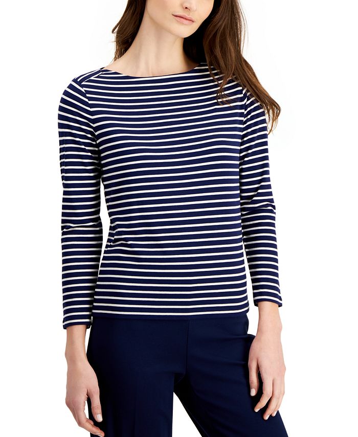 Boat neck sales tops macy's