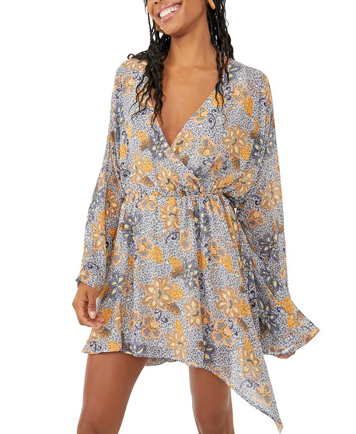 Free People Teegan Printed Mini Dress Macy s