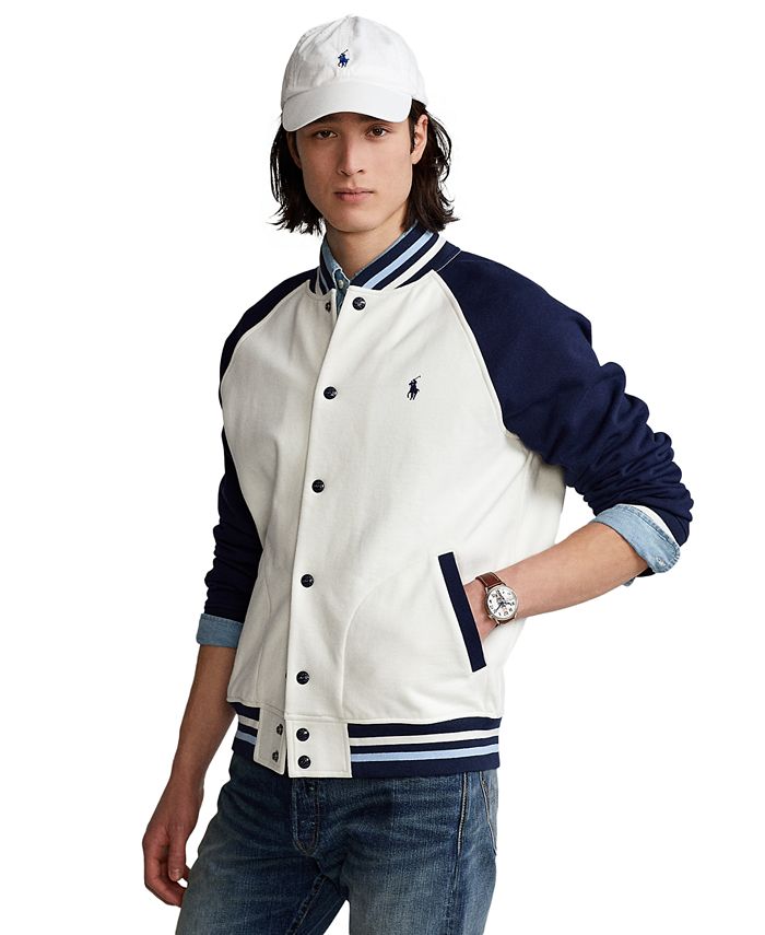 Polo Ralph Lauren Men's Fleece Baseball Jacket & Reviews - Hoodies &  Sweatshirts - Men - Macy's