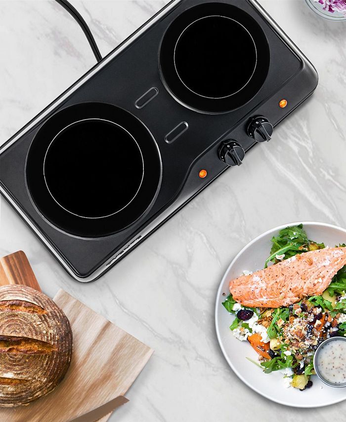 OVENTE 1700w Double Hot Plate Electric Countertop Infrared Stove Macy's