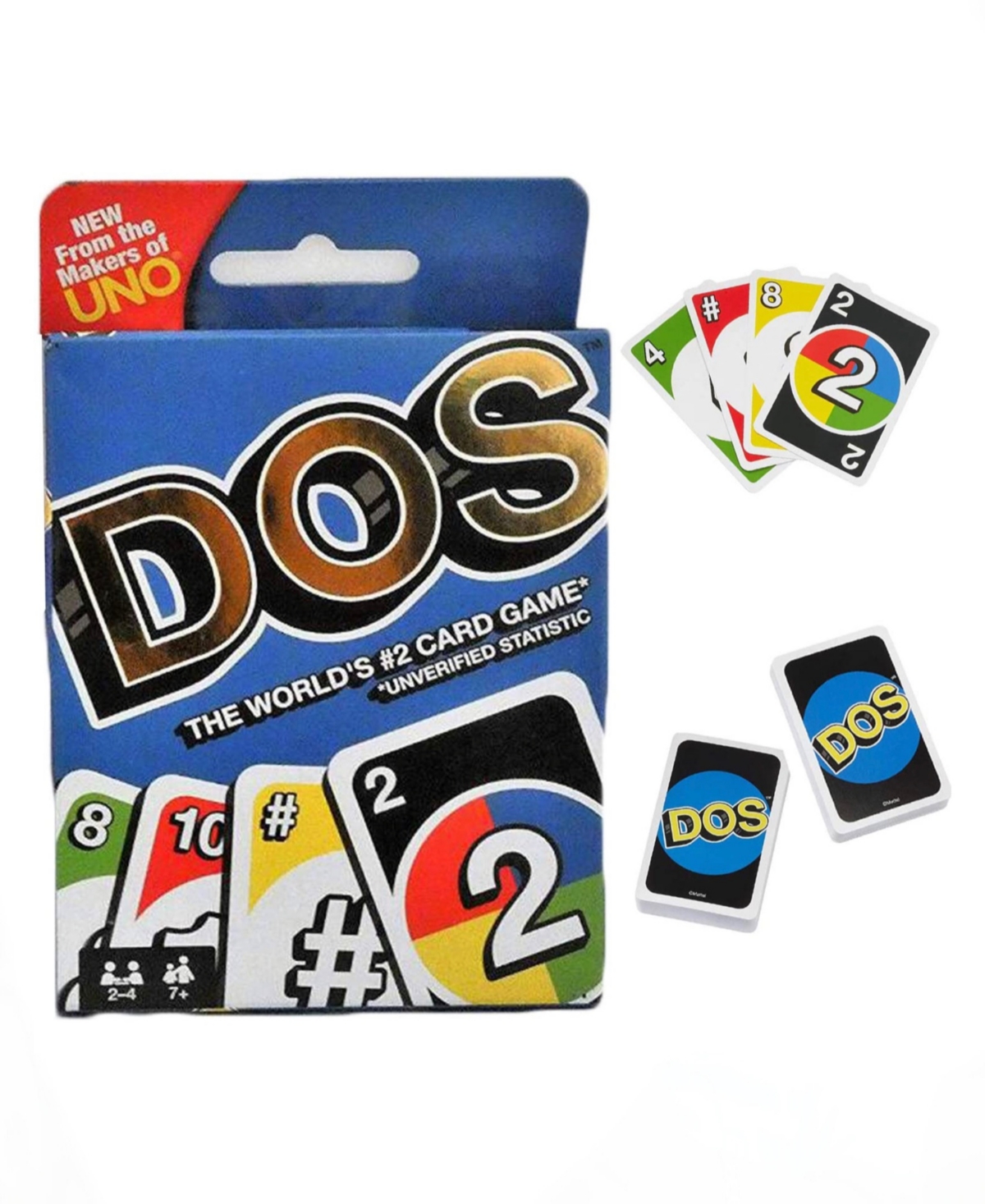 Mattel Kids' - Dos- The New Uno Card Game In Multi Colored