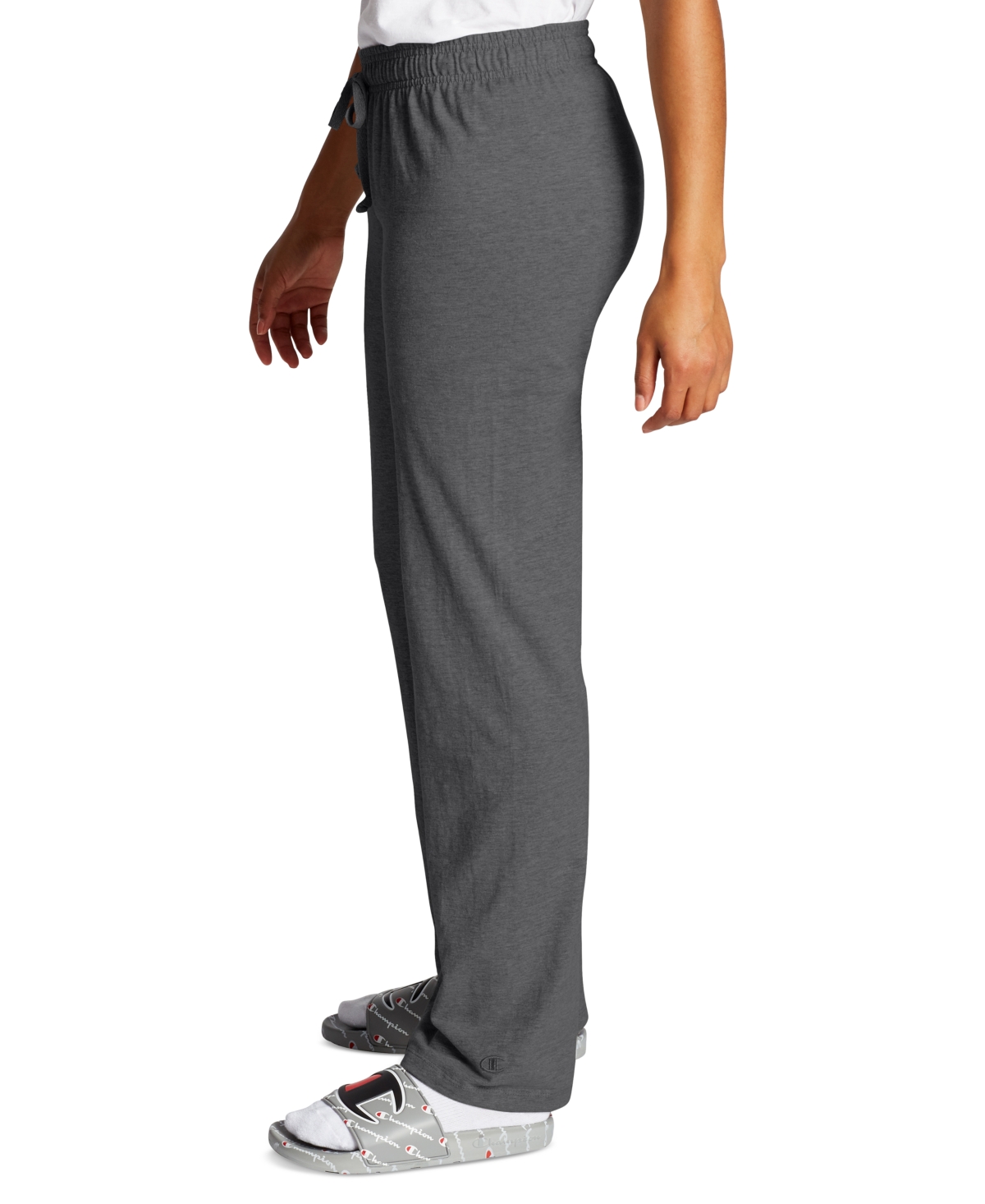 Champion Women's Drawstring-Waist Jersey Cotton Pants