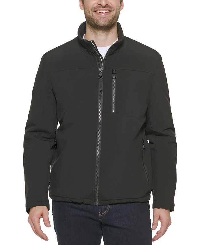 Calvin Klein Men’s infinite stretch soft shell jacket with Sherpa ...