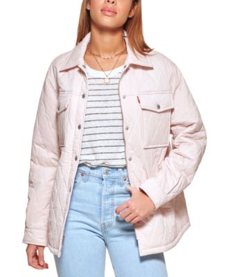 levi's quilted shirt jacket