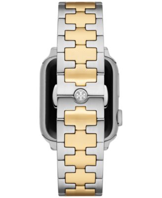 tory burch reva two tone watch