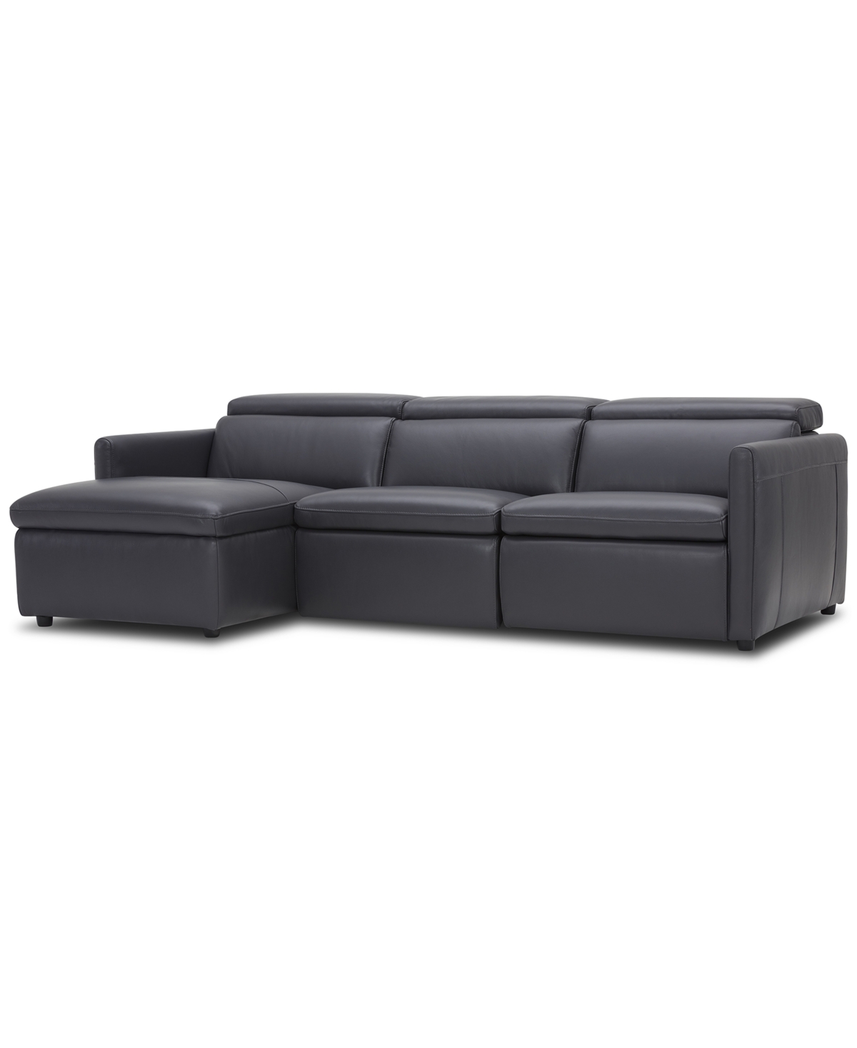 Furniture Closeout! Starlene 3pc. Leather Sofa With 2 Power Recliners