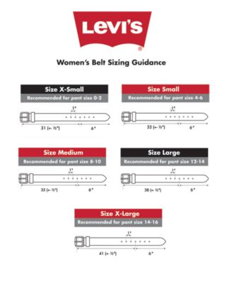 levi belt sizing