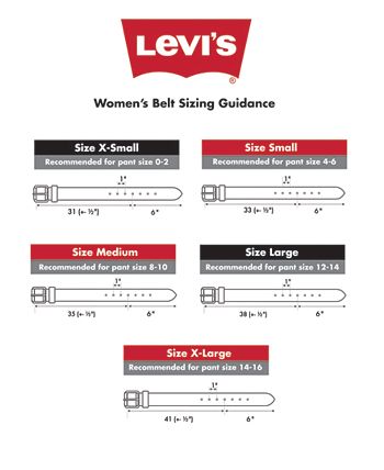 Levi's Women's Circular Center Bar Buckle Leather Belt & Reviews - Belts -  Handbags & Accessories - Macy's