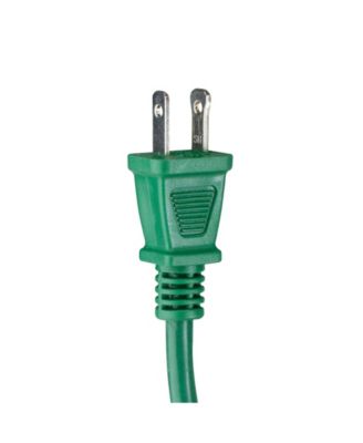 40' 2-Prong Outdoor Extension Power Cord with End Connector