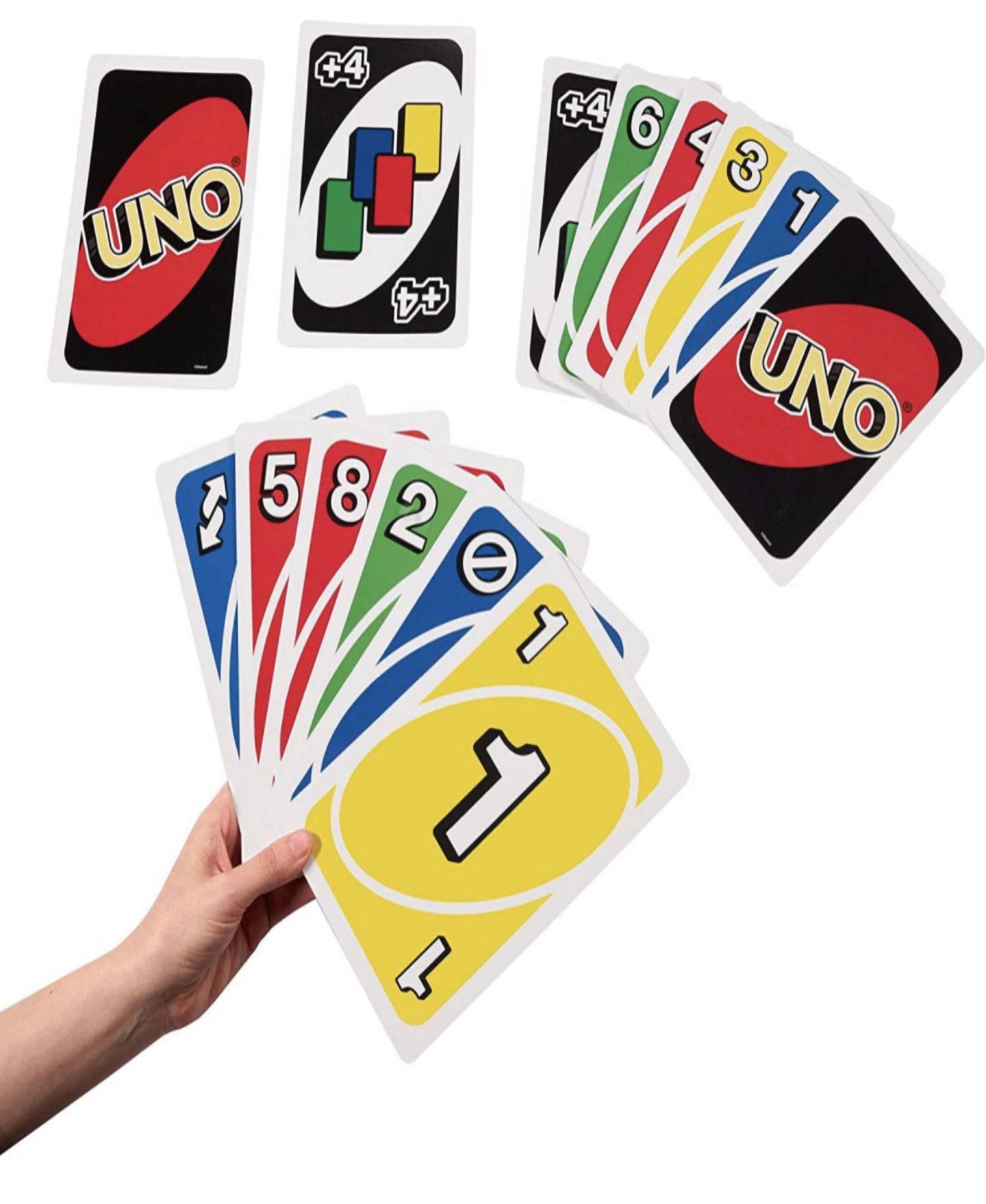 Детская карточная игра Mattel Giant UNO® Card Game — фото 1