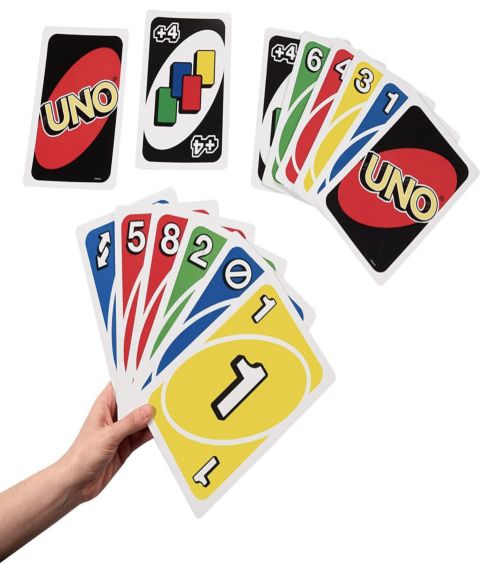 Детская карточная игра Mattel Giant UNO® Card Game