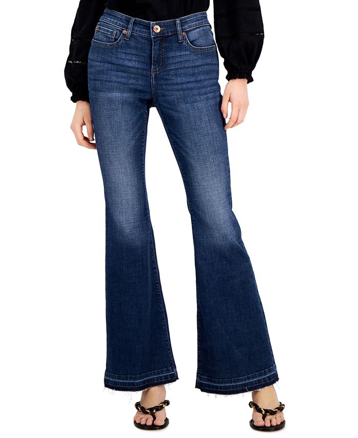 INC International Concepts Women's Mid Rise Flare Jeans, Created for ...