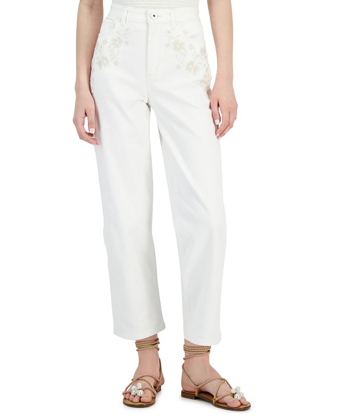 Macys hotsell embroidered jeans