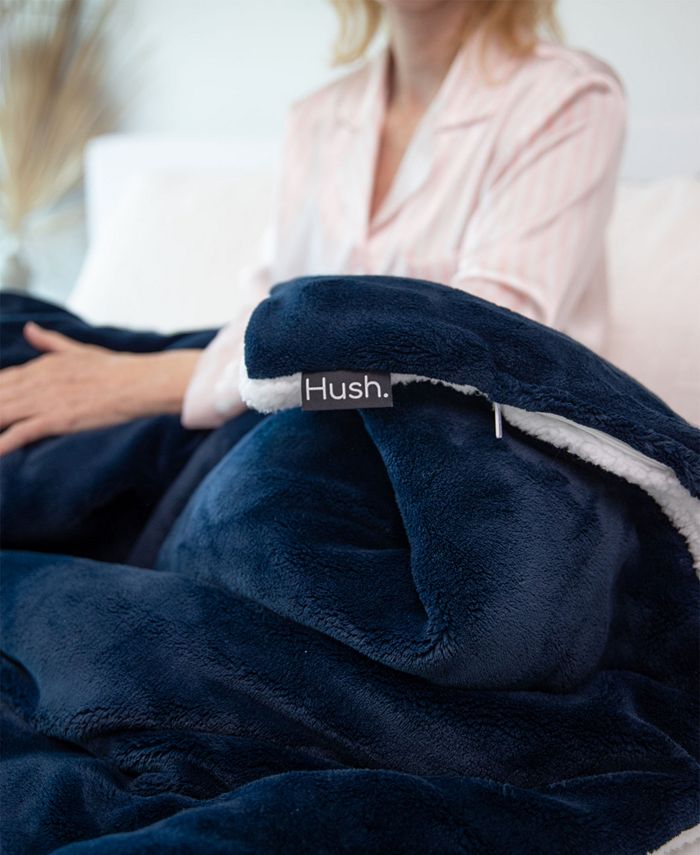 Hush Sherpa Throw, 42" x 72" & Reviews Blankets & Throws Bed & Bath