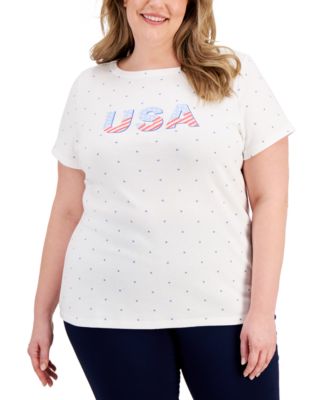 Karen Scott Plus Size T Shirt Created for Macy s Macy s