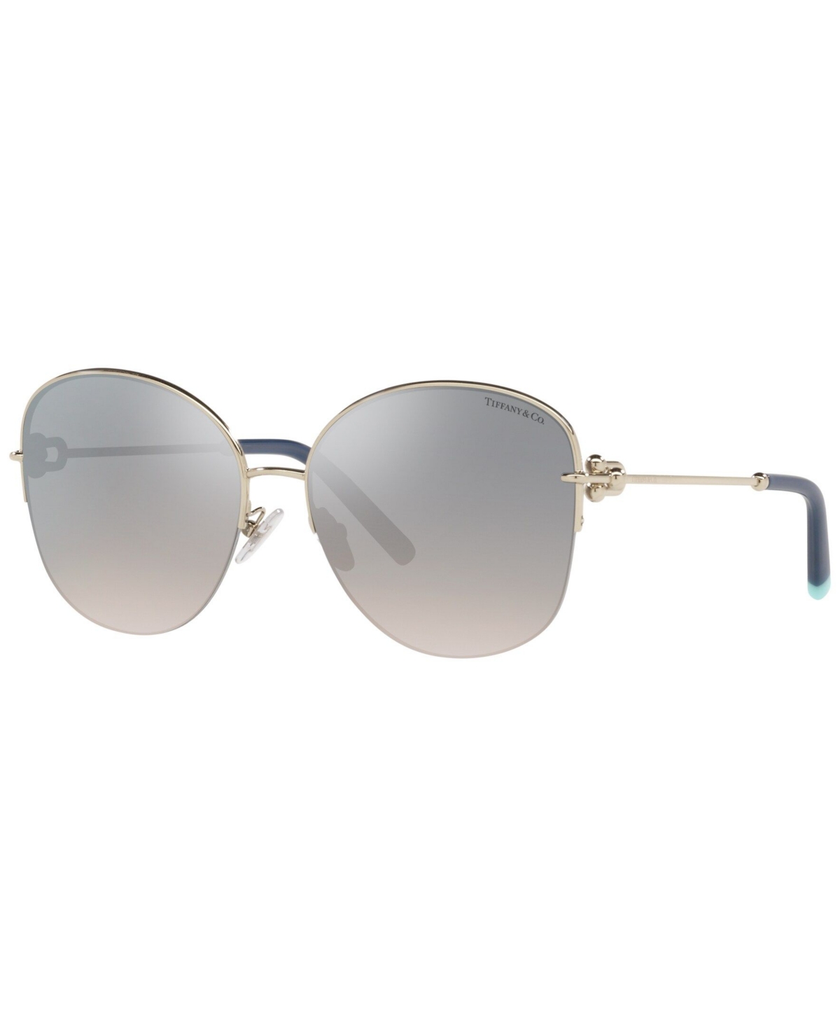 Shop Tiffany & Co Women's Sunglasses, Tf3082 58 In Pale Gold-tone