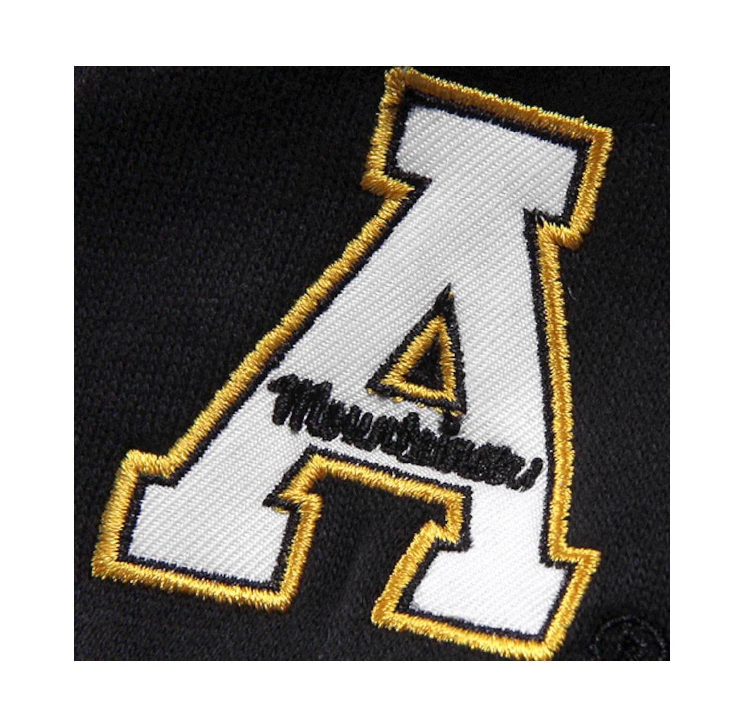 Women's Stadium Athletic Black Appalachian State Mountaineers Arched Name Full-Zip Hoodie