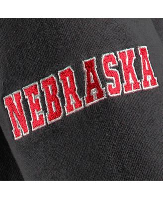 Big Boys Charcoal Nebraska Huskers Big Logo Pullover Hoodie