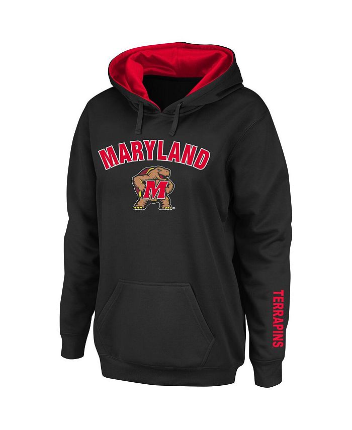Colosseum Women s Black Maryland Terrapins Arch and Logo 1