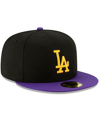 Men's LA New Era Purple Crossover 59FIFTY Hat