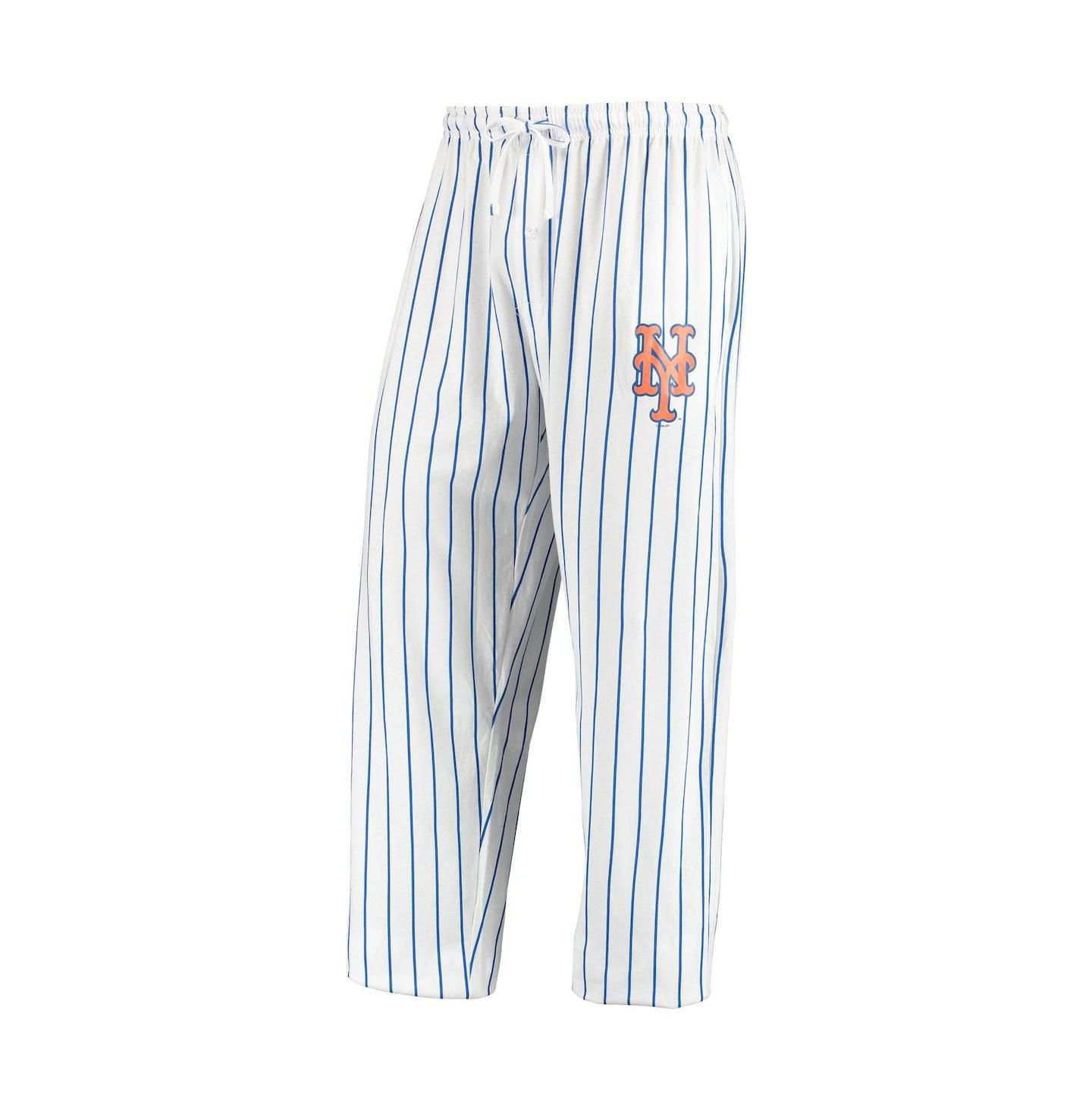Мужские брюки Concepts Sport White, Royal New York Mets Vigor Lounge Pant — фото 1