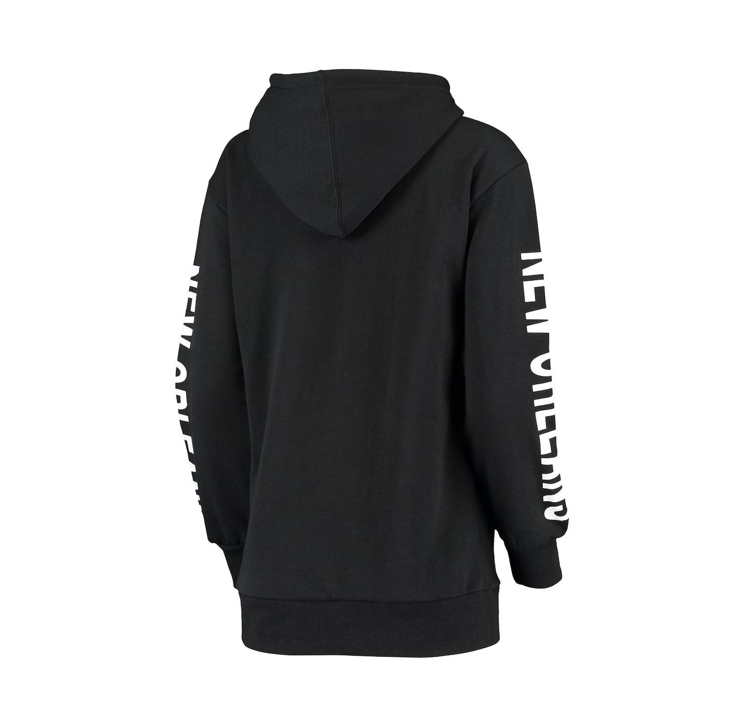 Women's Black New Orleans Saints Extra Point Pullover Hoodie
