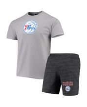 Women's Concepts Sport Royal/Red Philadelphia 76ers Piedmont Flannel Sleep  Shorts
