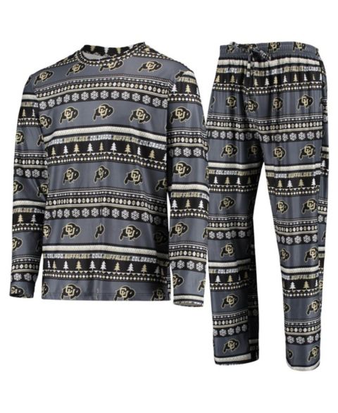 Мужской комплект для сна Concepts Sport Colorado Buffaloes Ugly Sweater, Black