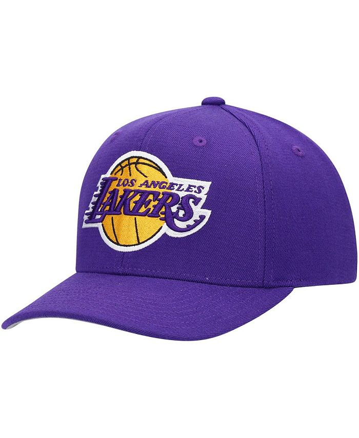 Men's Los Angeles Lakers Mitchell & Ness Purple Ground Stretch