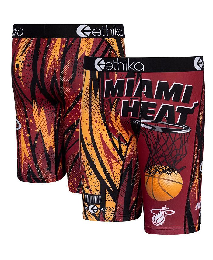 Ethika Men's Red Miami Heat Classic Boxer Briefs - Macy's