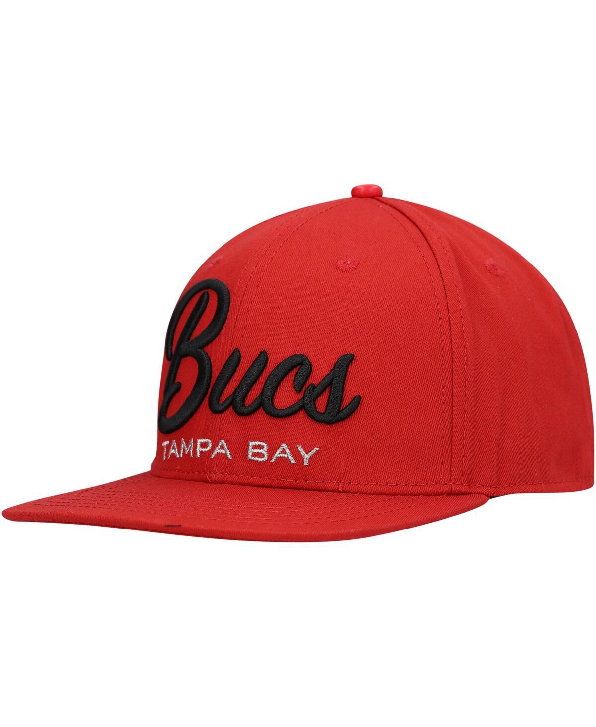 Men'sTampa Bay Buccaneers Lv Super Bowl Champions Script Wordmark Snapback Hat - Red