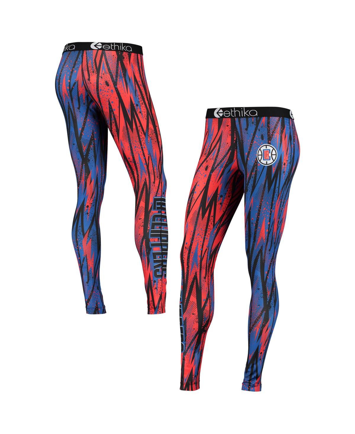 Shop Ethika Women's Red, Royal La Clippers Classic Leggings In Red,royal