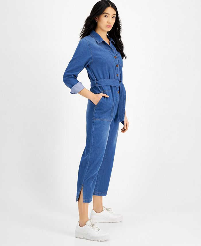 OAT Denim Jumpsuit Macy's