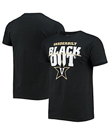 Men's Black Vanderbilt Commodores Black Out Game T-shirt