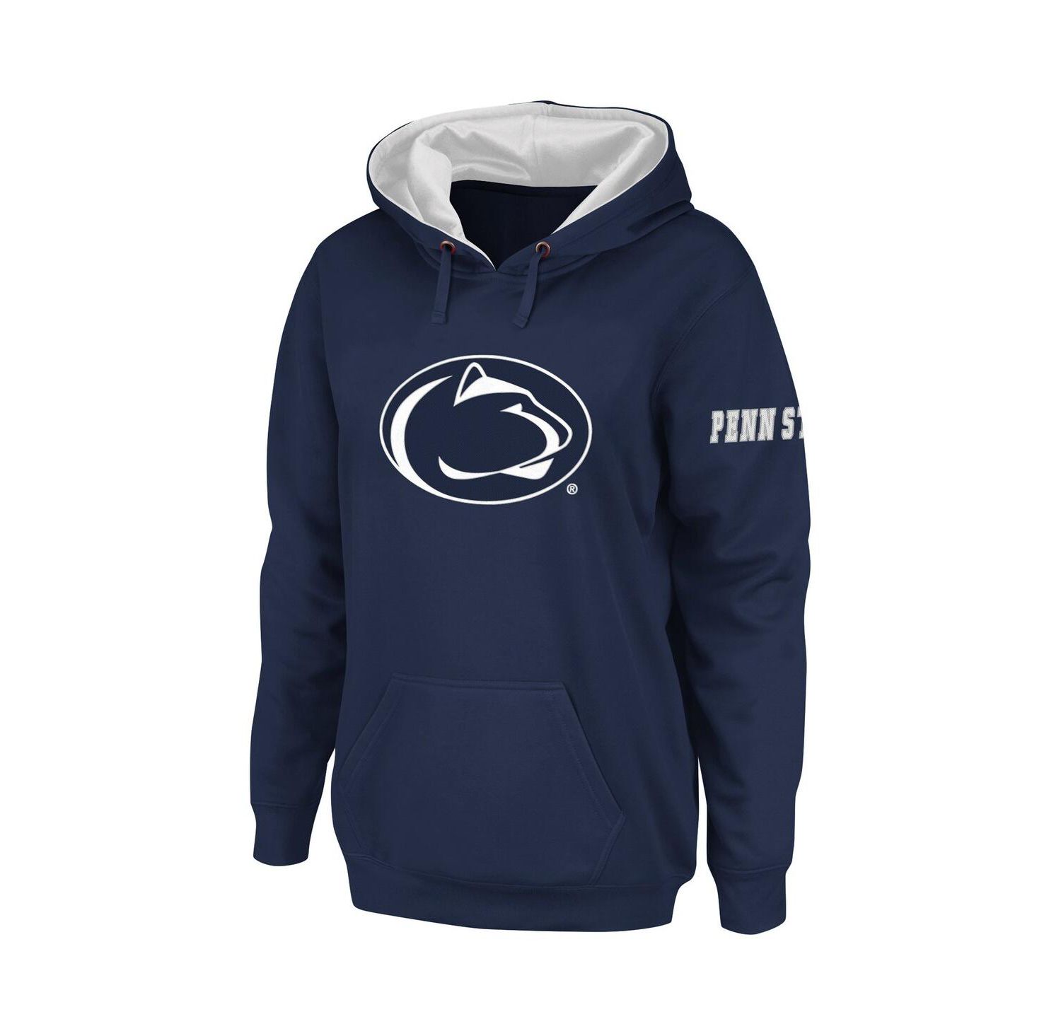 Women's Navy Penn State Nittany Lions Big Logo Pullover Hoodie