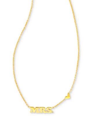 Kendra Scott - Mrs. 18" Adjustable Pendant Necklace